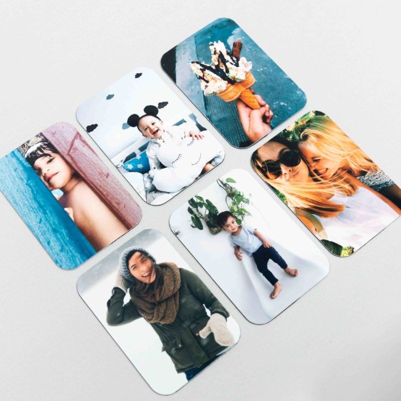 הדפסת תמונות על מגנט מלבני