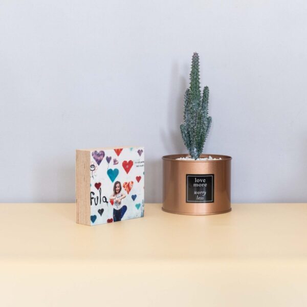 הדפסת תמונות על בלוק עץ 10×10